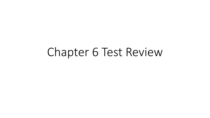 chapter 6 test review n.w