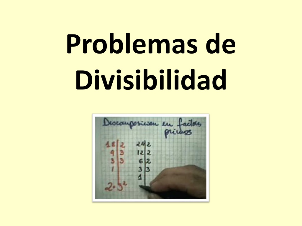 problemas de divisibilidad n.w