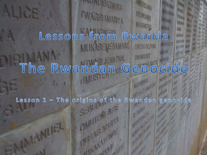 lessons from rwanda n.w