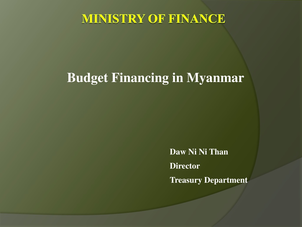 ministry of finance n.w