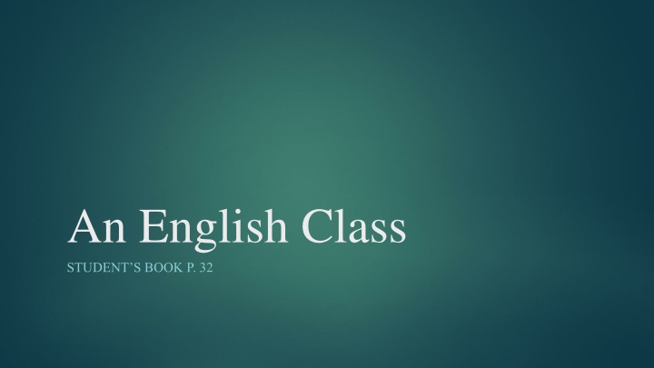 an english class student s book p 32 n.w