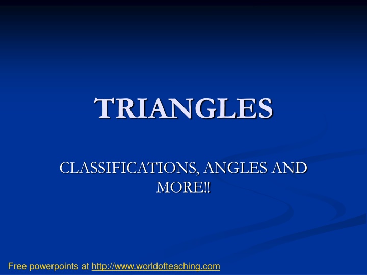 triangles n.w