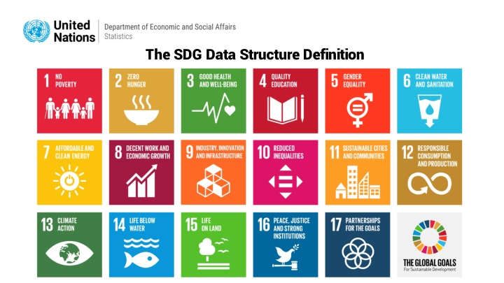 SDG Data Structure Definition Overview