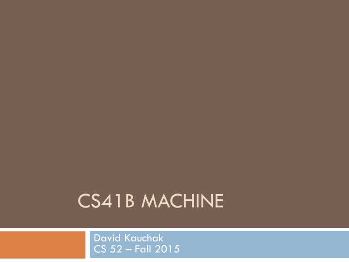 cs41b machine n.w