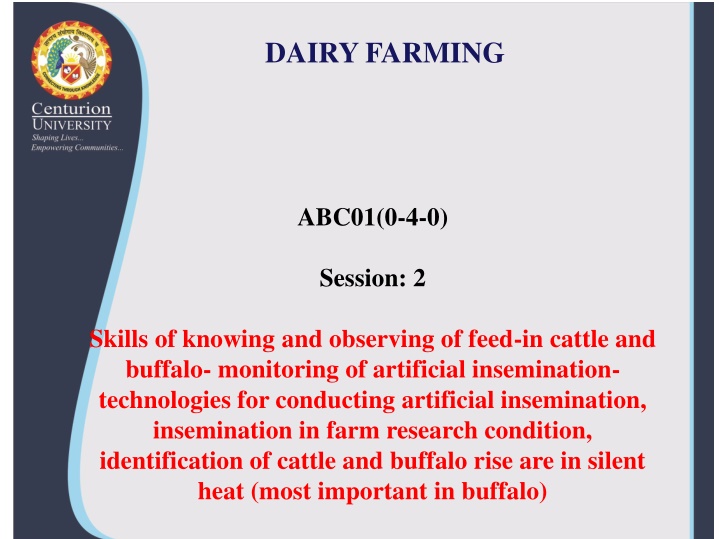 dairy farming n.w