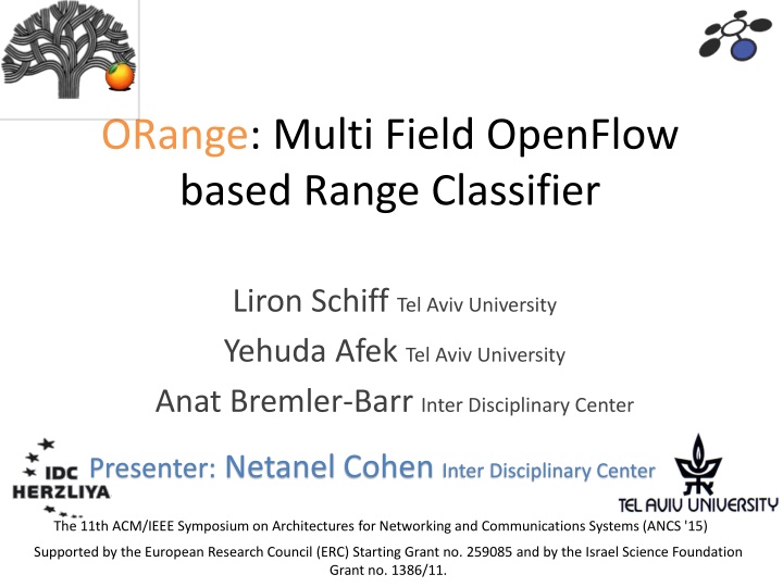 orange multi field openflow based range classifier n.w