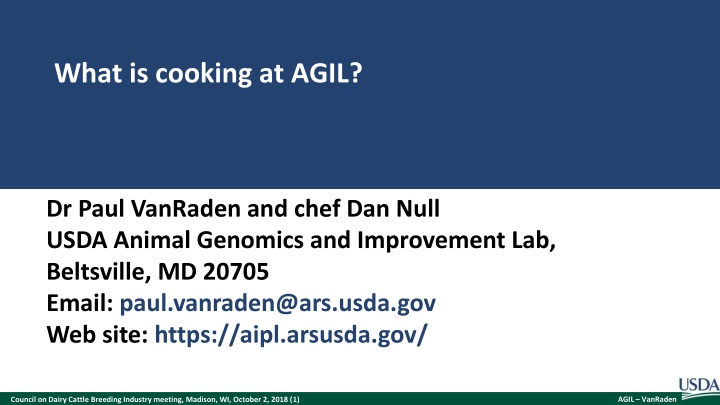 what is cooking at agil n.w