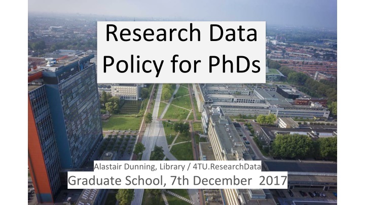 research data policy for phds n.w
