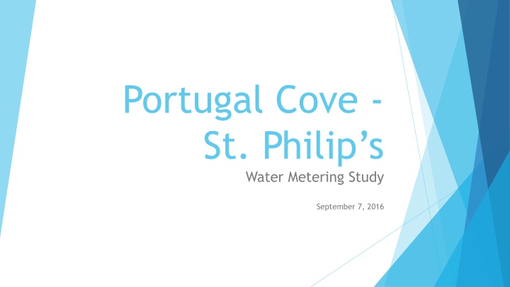portugal cove st philip s water metering study n.w