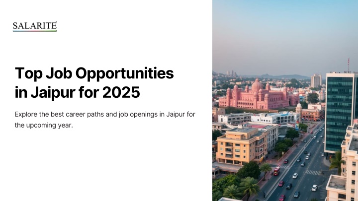 Top Job Opportunities in Jaipur for 2025