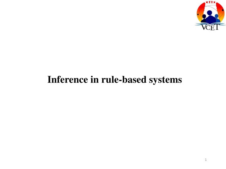 inference in rule based systems n.w