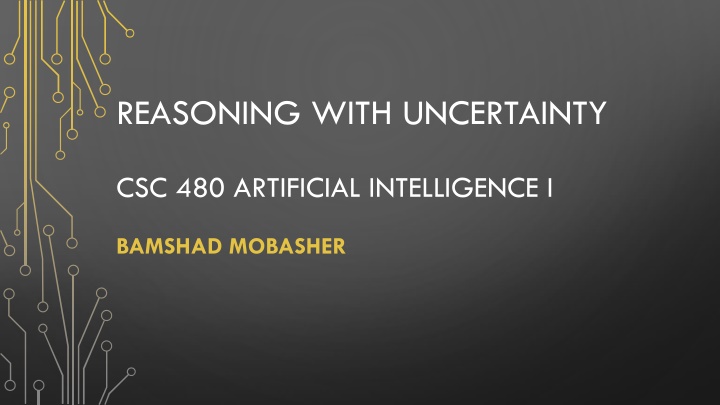 reasoning with uncertainty n.w