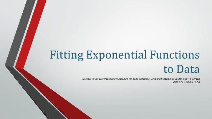 fitting exponential functions n.w