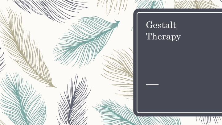 gestalt therapy n.w