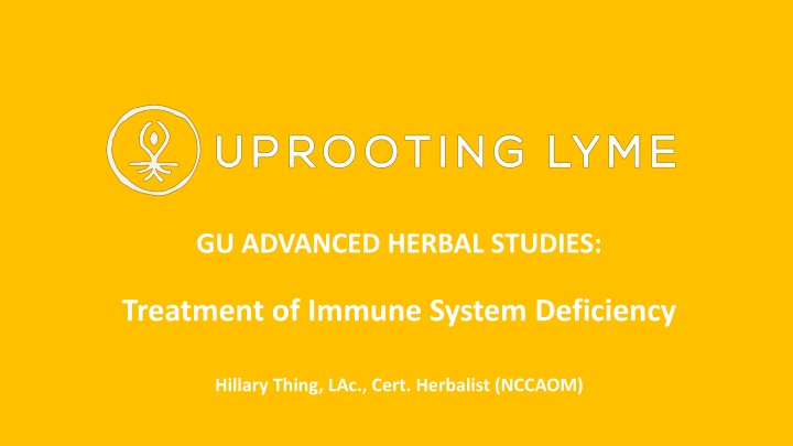 gu advanced herbal studies n.w