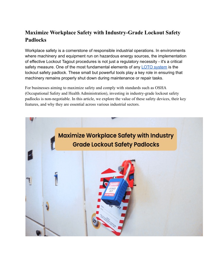 maximize workplace safety with industry grade n.w