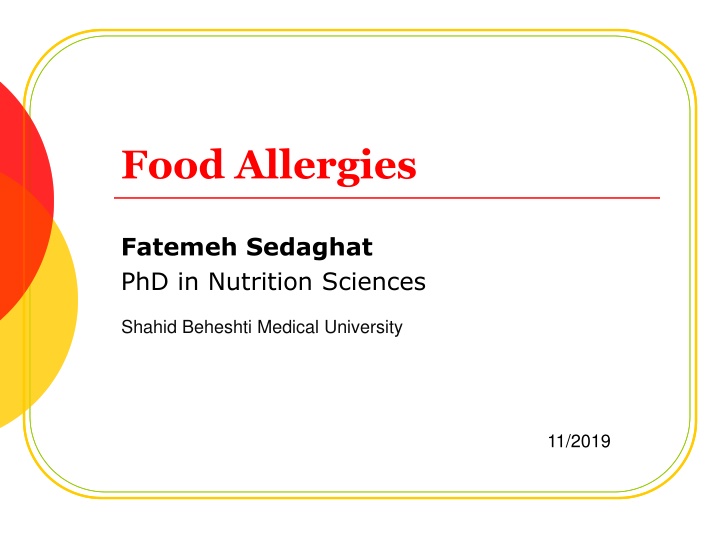 food allergies n.w