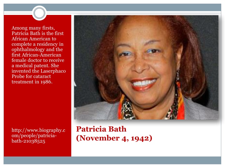 patricia bath n.w