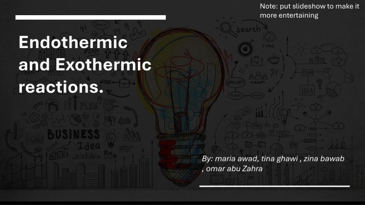 note put slideshow to make it more entertaining n.w