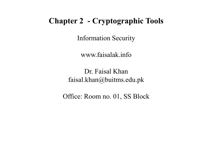 chapter 2 cryptographic tools n.w