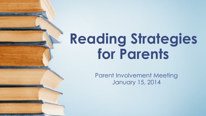 reading strategies for parents n.w