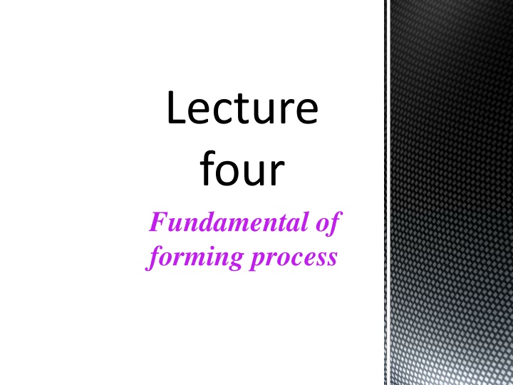 lecture four n.w