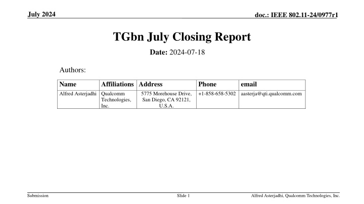 july 2024 n.w