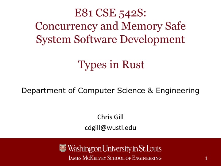 e81 cse 542s n.w