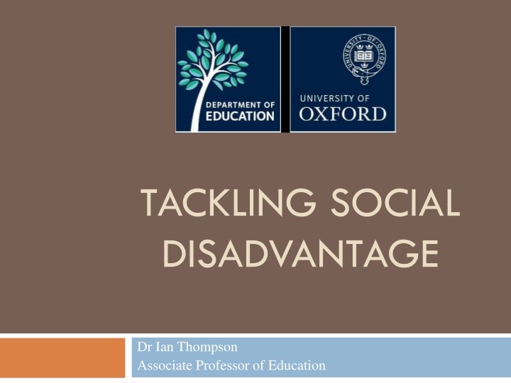 tackling social disadvantage n.w