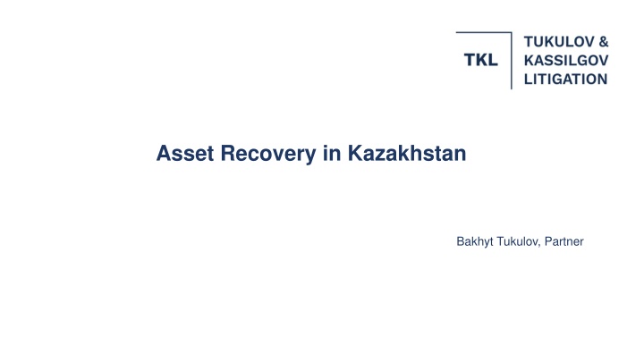 asset recovery in kazakhstan n.w