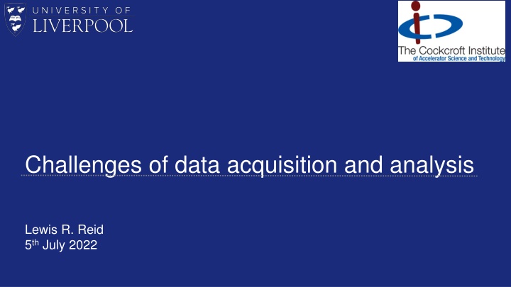 challenges of data acquisition and analysis n.w