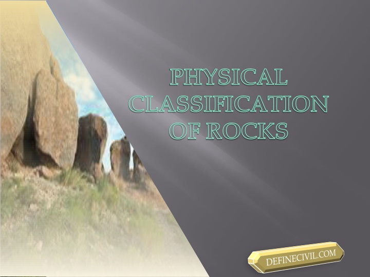 physical classification of rocks n.w