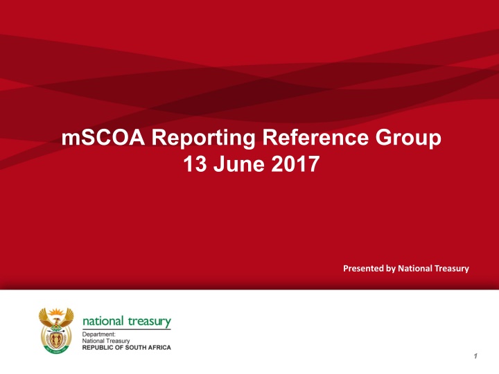 mscoa reporting reference group 13 june 2017 n.w