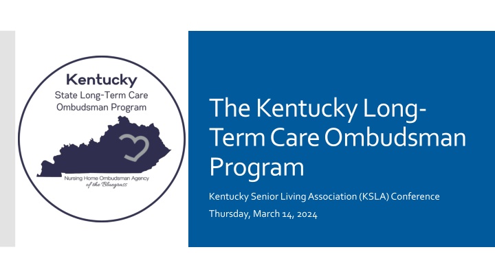 the kentucky long term care ombudsman program n.w