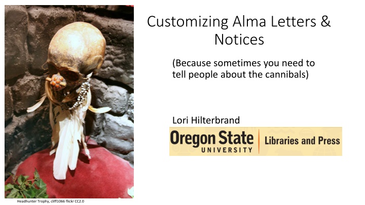 customizing alma letters notices n.w