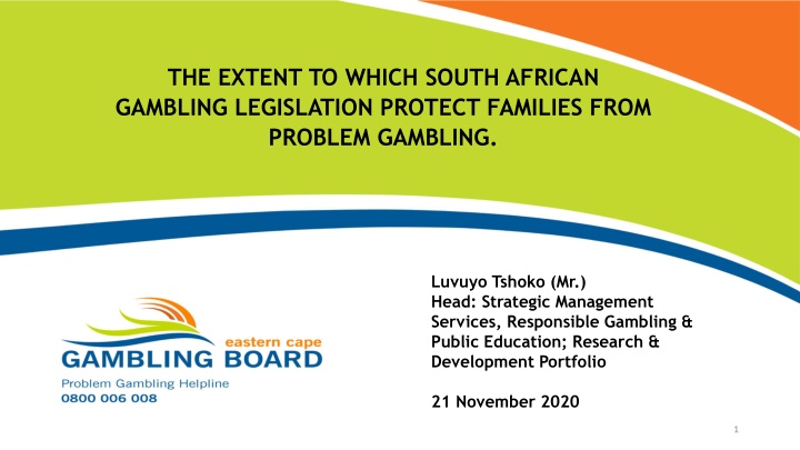 South African Gambling Legislation: Protecting Families from Problem Gambling