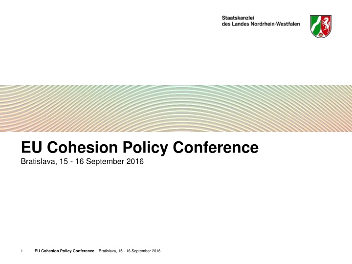 eu cohesion policy conference bratislava n.w