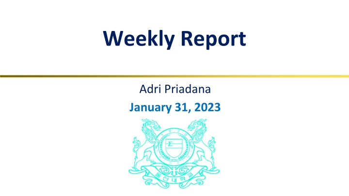 weekly report n.w
