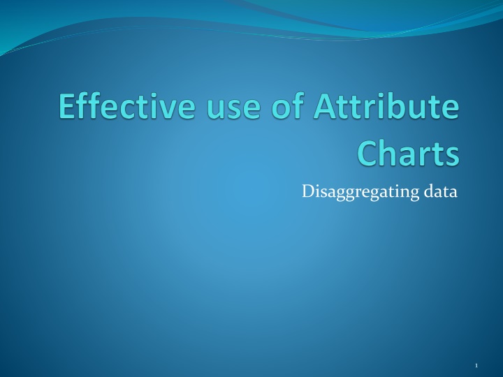 disaggregating data n.w