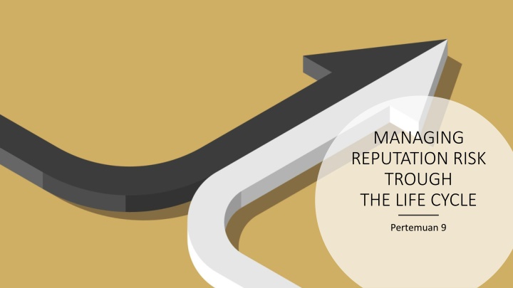 managing reputation risk trough the life cycle n.w