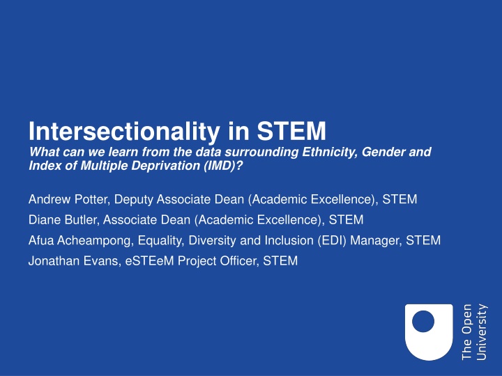 intersectionality in stem what can we learn from n.w