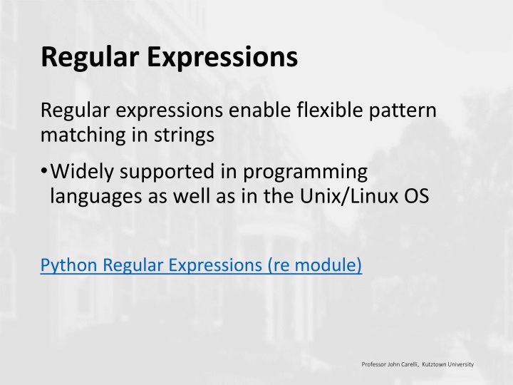 regular expressions n.w