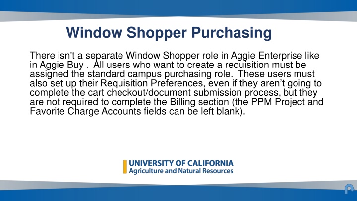 Aggie Enterprise Requisition Process