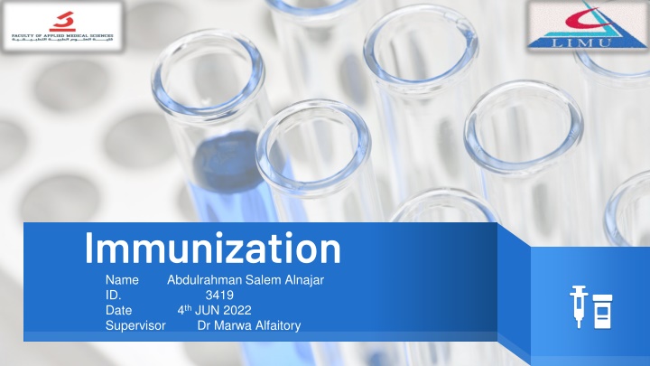 Immunization: Types, Vaccines, and Mechanisms