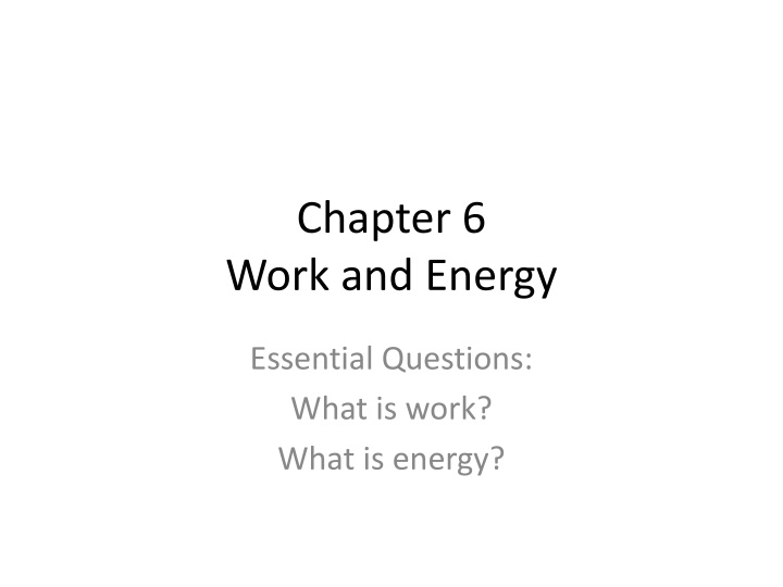 chapter 6 work and energy n.w