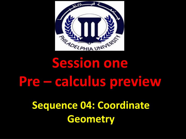 session one pre calculus preview n.w