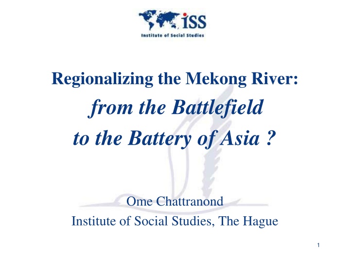 regionalizing the mekong river from n.w