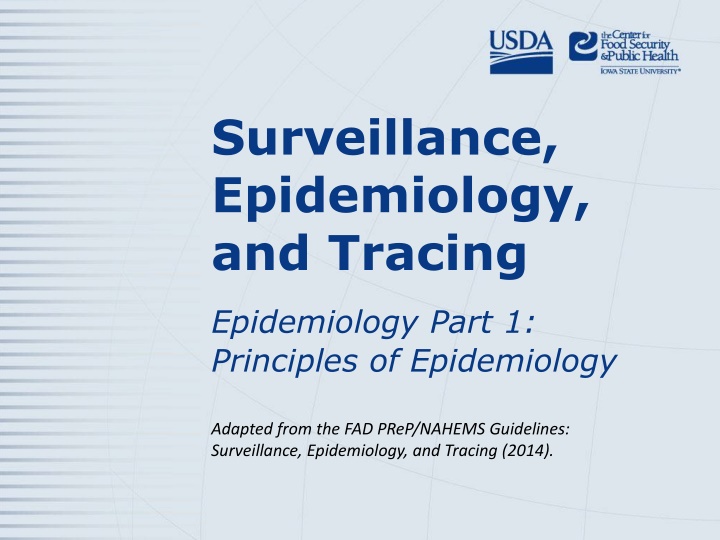 surveillance epidemiology and tracing n.w