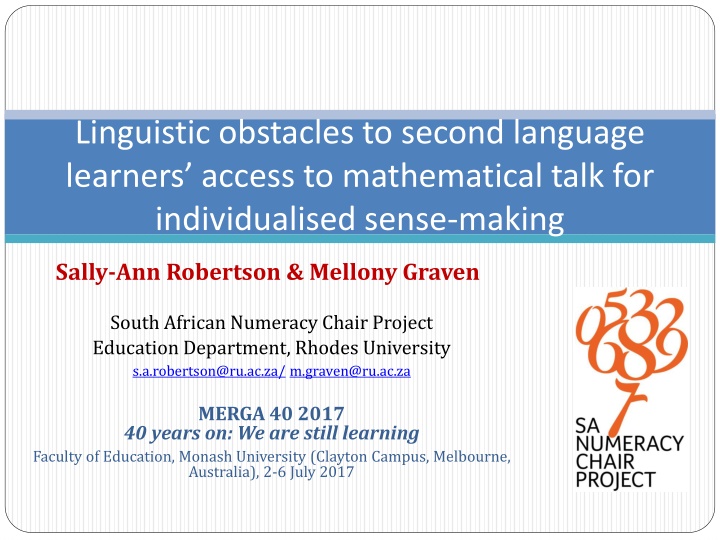 linguistic obstacles to second language learners n.w