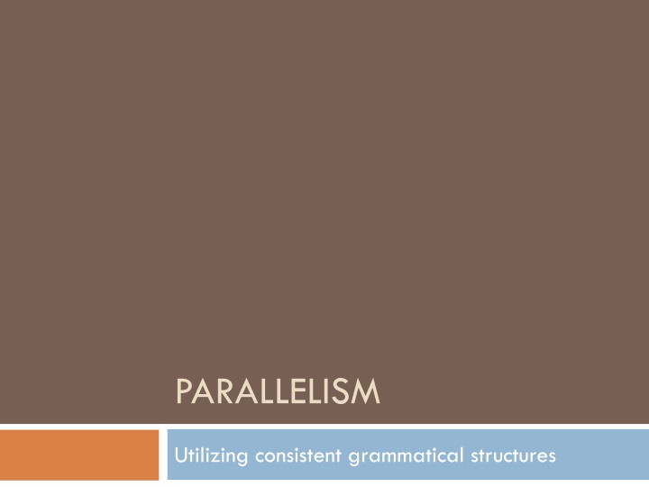 parallelism n.w